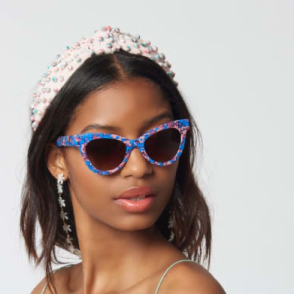 Lele Sadoughi Uptown Cat-Eye Sunglasses